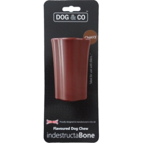 Dog & Co Dental Chew Marrowbone Chocolate 4 Inch Hem & Boo